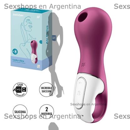 Lucky Libra succionador estimulador de clitoris con carga USB